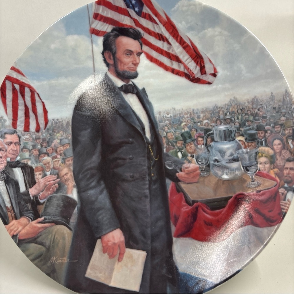 Abraham Lincoln collectors plate